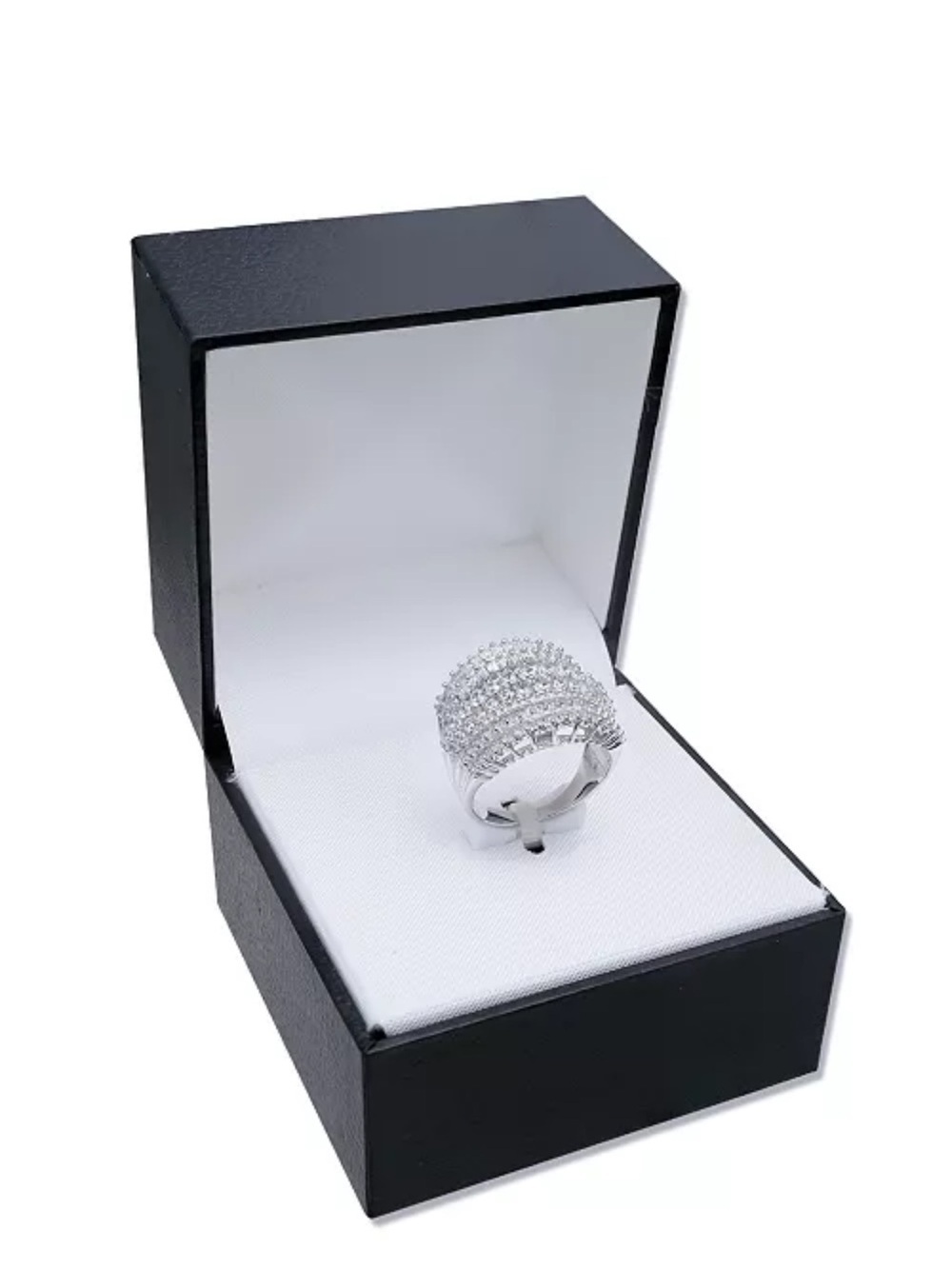 Giani Bernini Silver Multi-Row CZ Statement Ring 6
Cubic Zirconia - Picture 4 of 15